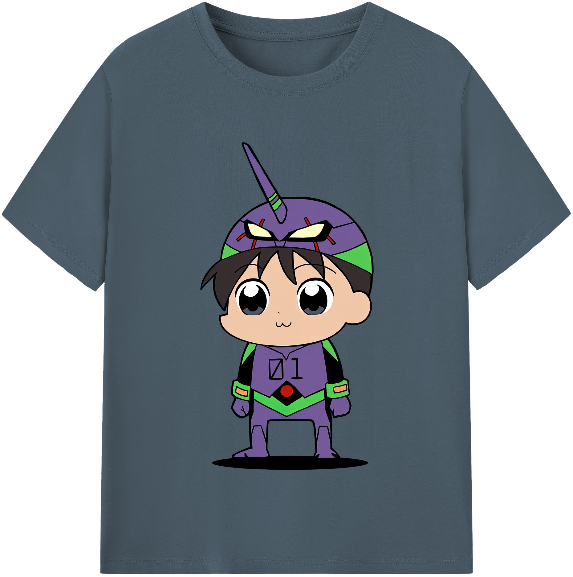 （画像用） EVA 新世紀エヴァンゲリオン 綿100％半袖Tシャツ（フロントプリント）